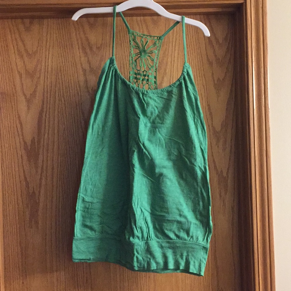Lace back Top